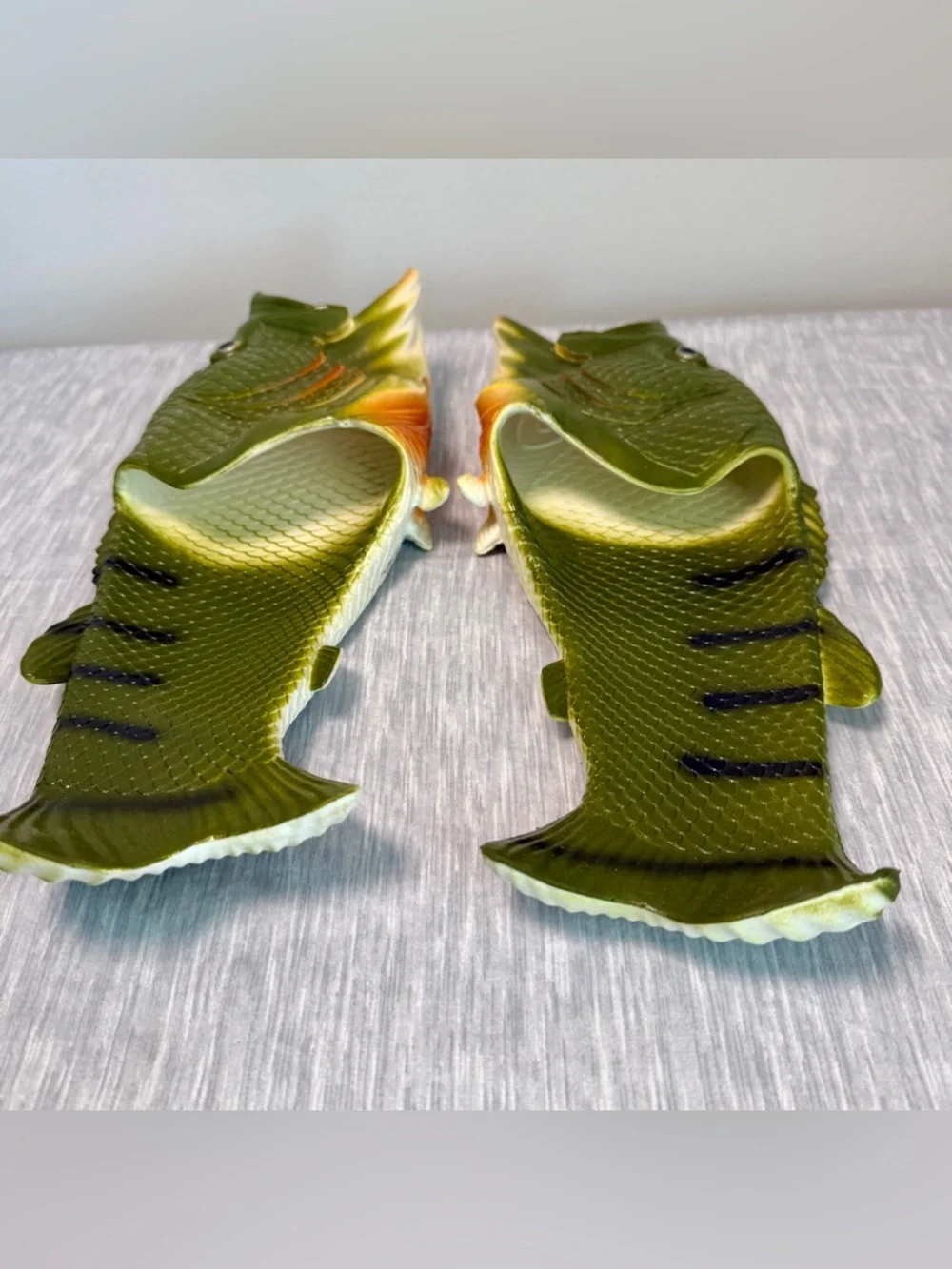 GWW Fish Sandals | Largemouth Bass Slides | EU 48/49